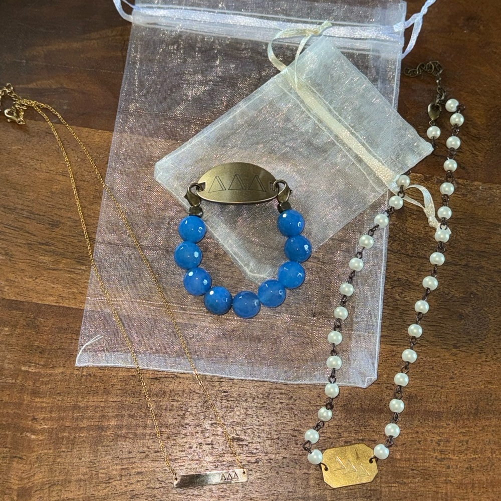 Delta Delta Delta Sorority Jewelry